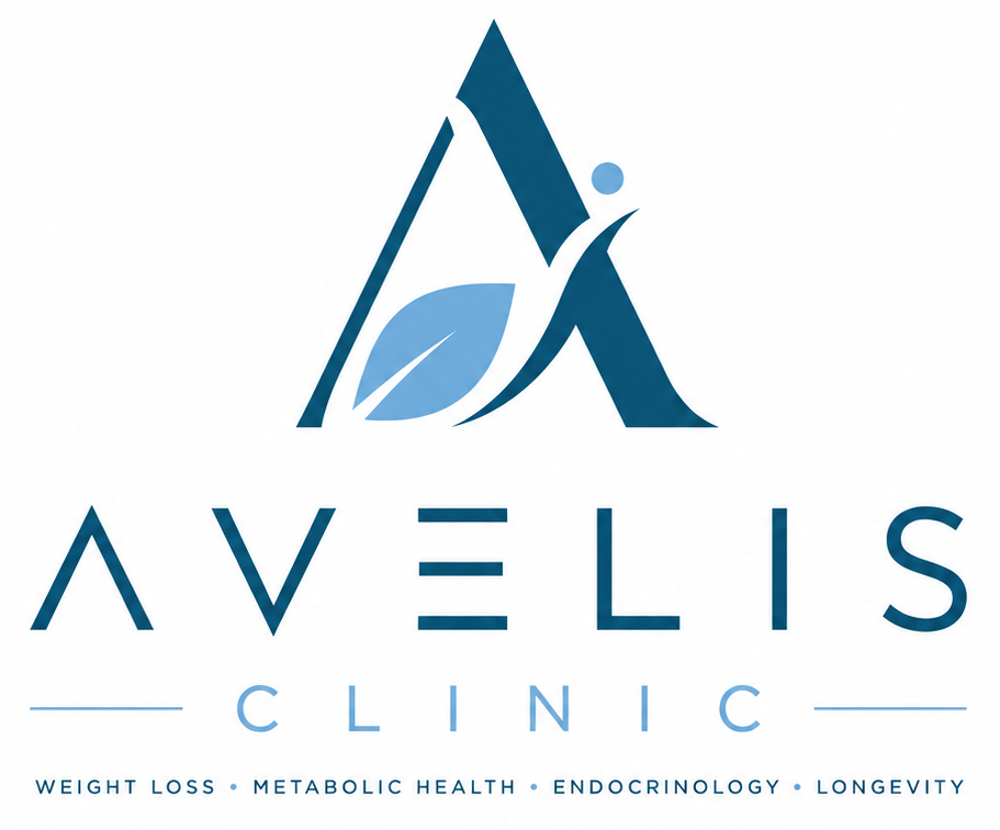 Avelis Clinic — логотип клініки схуднення